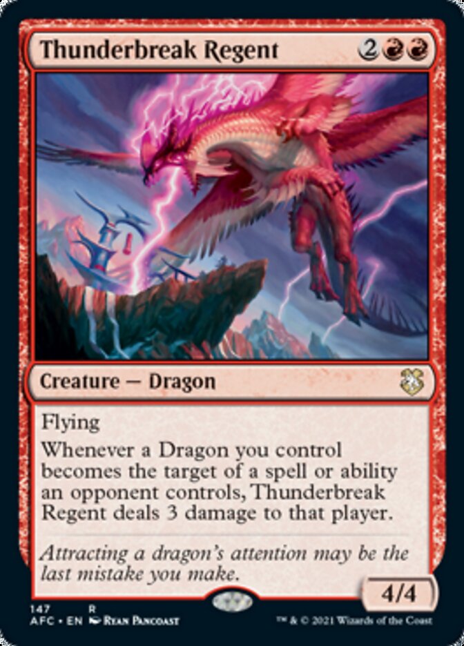 Thunderbreak Regent [Dungeons & Dragons: Adventures in the Forgotten Realms Commander] | Devastation Store