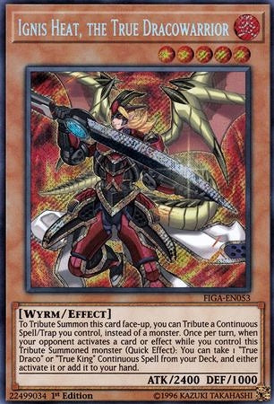 Ignis Heat, the True Dracowarrior [FIGA-EN053] Secret Rare | Devastation Store