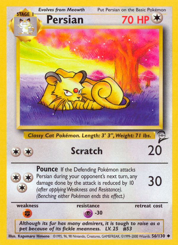 Persian (56/130) [Base Set 2] | Devastation Store