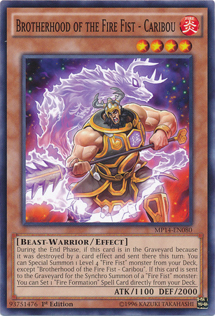 Brotherhood of the Fire Fist - Caribou [MP14-EN080] Common | Devastation Store