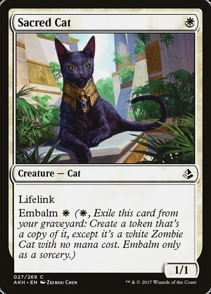 Sacred Cat [Amonkhet] - Devastation Store | Devastation Store
