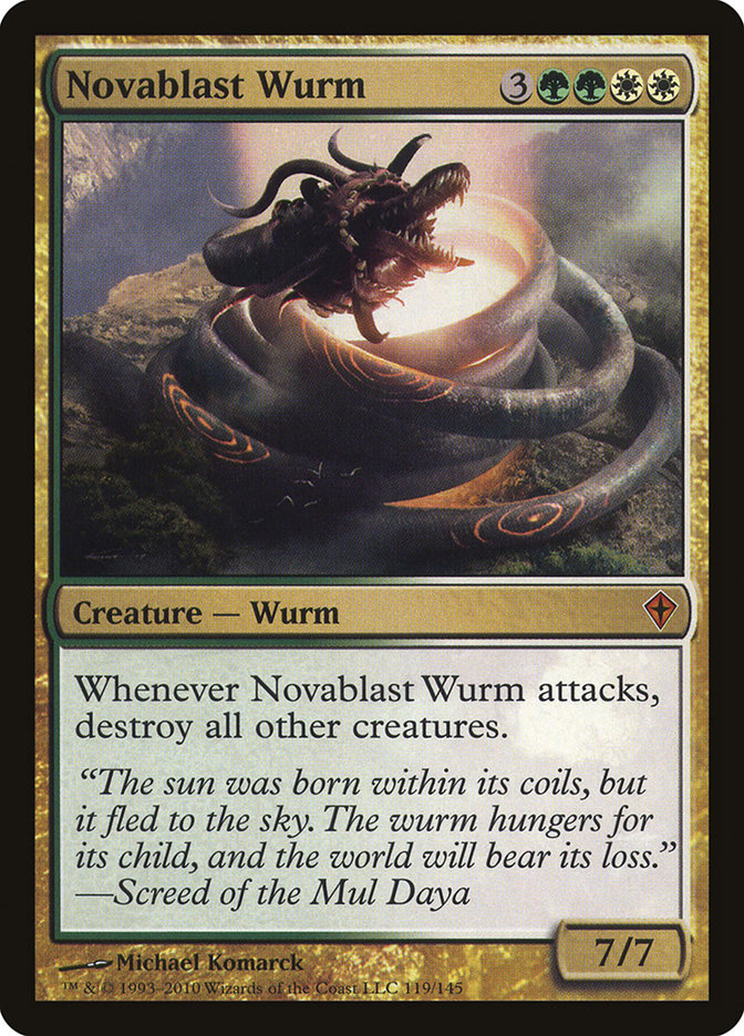 Novablast Wurm [Worldwake] - Devastation Store | Devastation Store