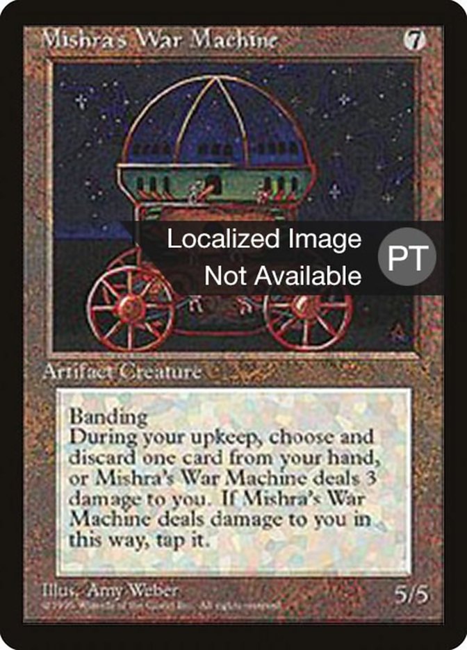 Mishra's War Machine [Fourth Edition (Foreign Black Border)] | Devastation Store