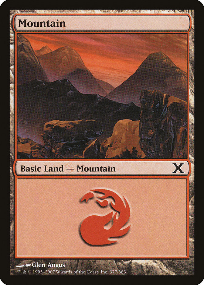 Mountain (377) [Tenth Edition] - Devastation Store | Devastation Store