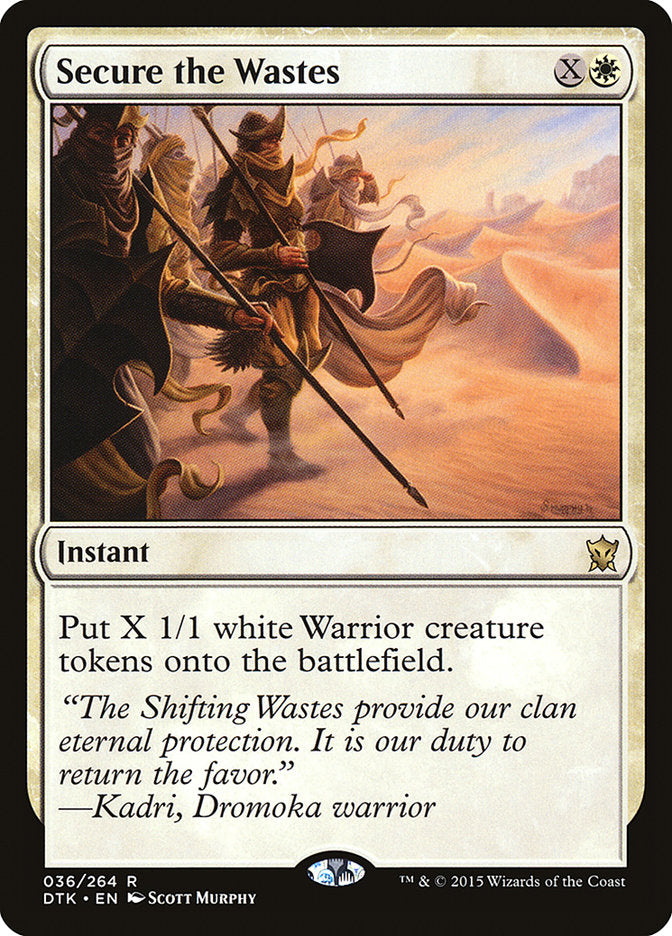 Secure the Wastes [Dragons of Tarkir] | Devastation Store