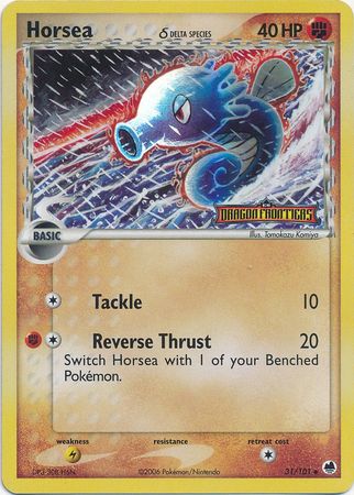 Horsea (31/101) (Delta Species) (Stamped) [EX: Dragon Frontiers] | Devastation Store