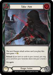 Take Aim (Blue) [ARC056-R] 1st Edition Rainbow Foil - Devastation Store | Devastation Store