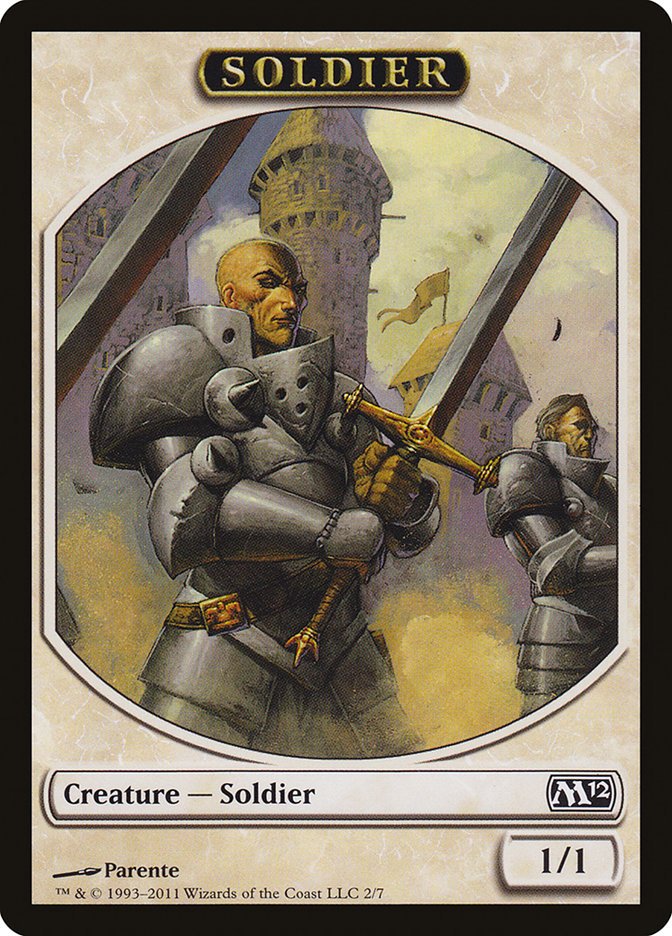 Soldier [Magic 2012 Tokens] - Devastation Store | Devastation Store