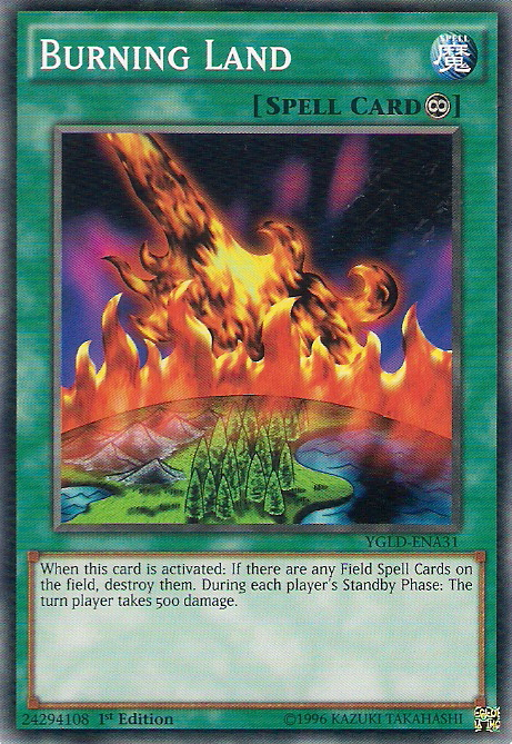 Burning Land [YGLD-ENA31] Common | Devastation Store