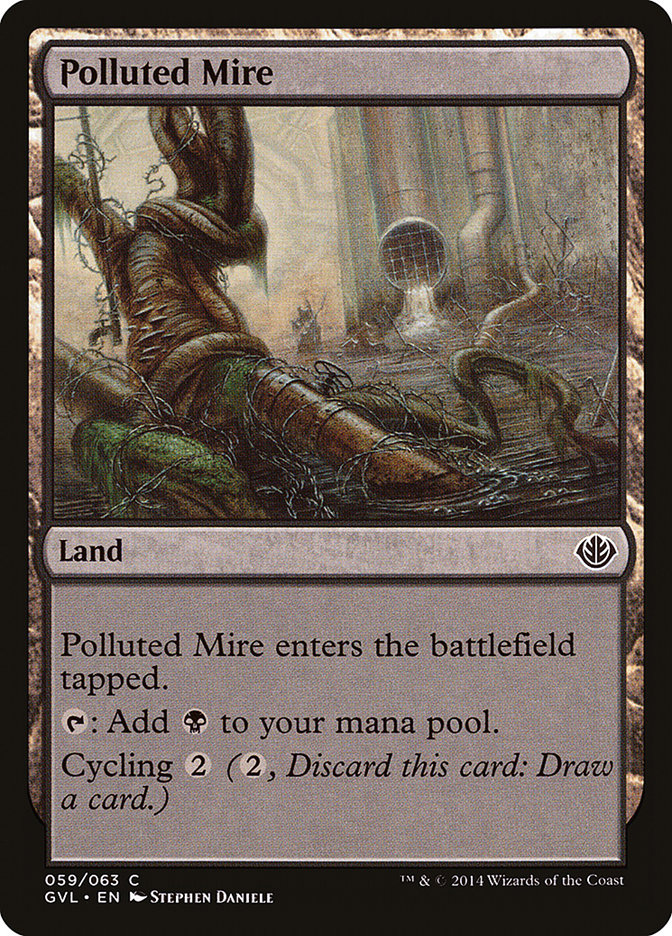 Polluted Mire (Garruk vs. Liliana) [Duel Decks Anthology] - Devastation Store | Devastation Store