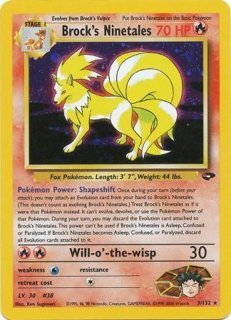Brock's Ninetales (3/132) [Gym Challenge Unlimited] | Devastation Store