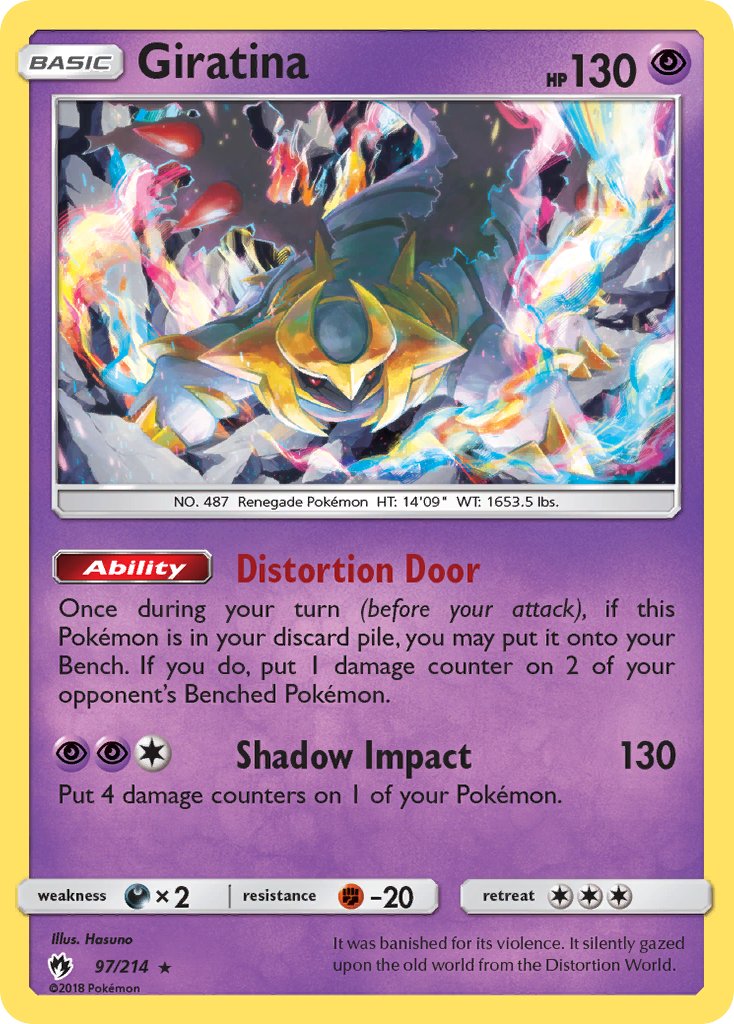 Giratina (97/214) (Theme Deck Exclusive) [Sun & Moon: Lost Thunder] | Devastation Store