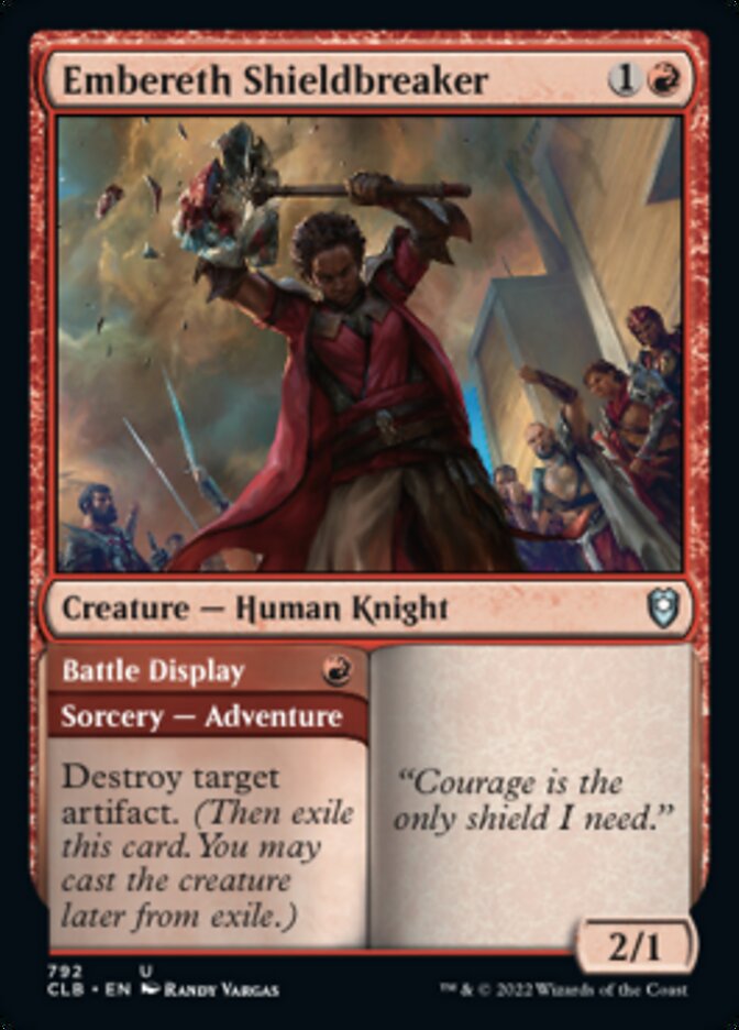 Embereth Shieldbreaker // Battle Display [Commander Legends: Battle for Baldur's Gate] | Devastation Store