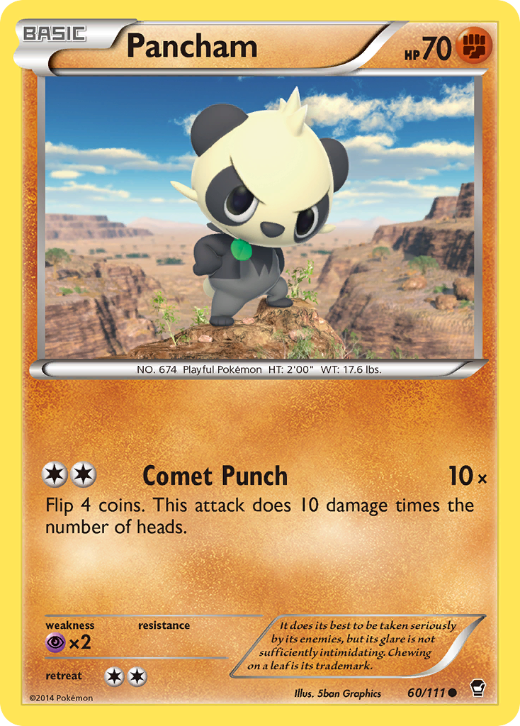 Pancham (60/111) [XY: Furious Fists] | Devastation Store