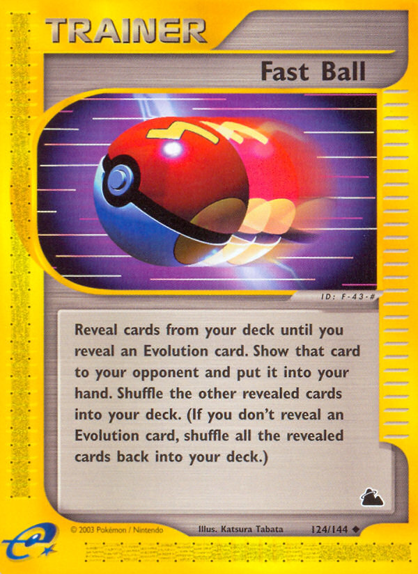 Fast Ball (124/144) [Skyridge] | Devastation Store