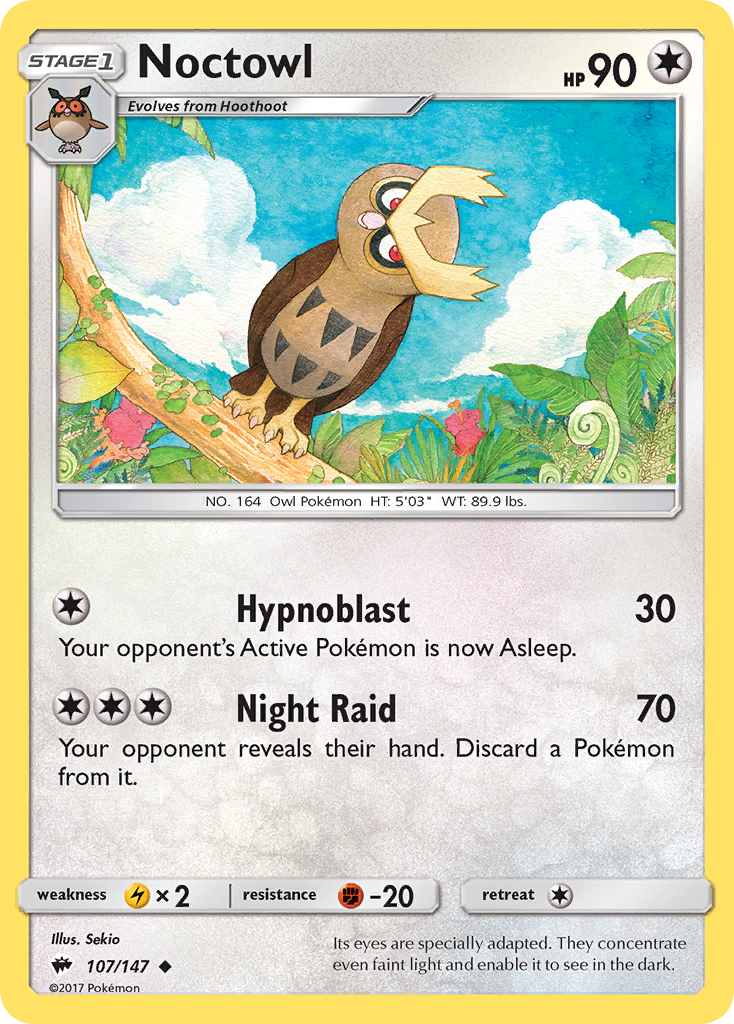 Noctowl (107/147) [Sun & Moon: Burning Shadows] | Devastation Store
