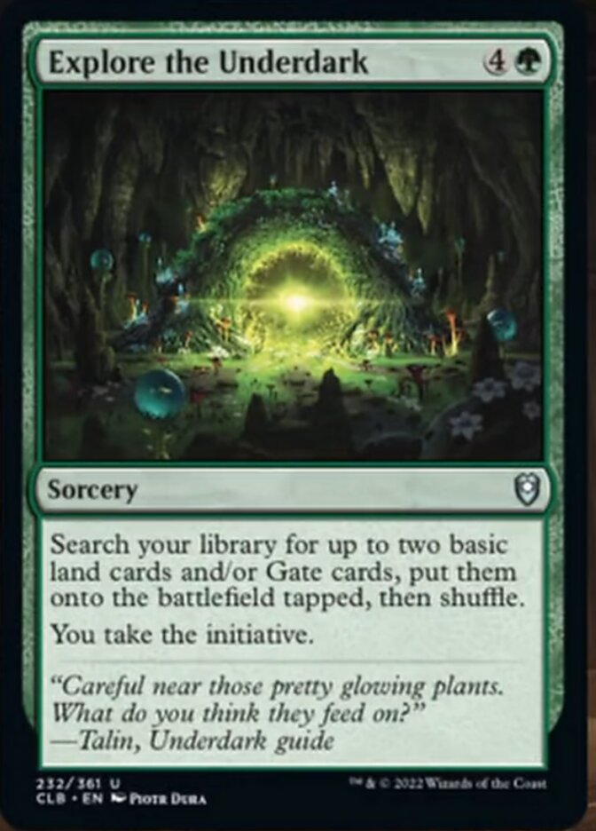 Explore the Underdark [Commander Legends: Battle for Baldur's Gate] | Devastation Store
