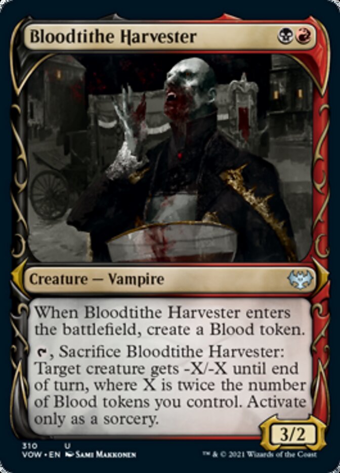 Bloodtithe Harvester (Showcase Fang Frame) [Innistrad: Crimson Vow] | Devastation Store