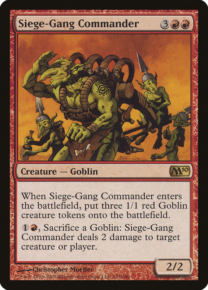 Siege-Gang Commander [Magic 2010] | Devastation Store