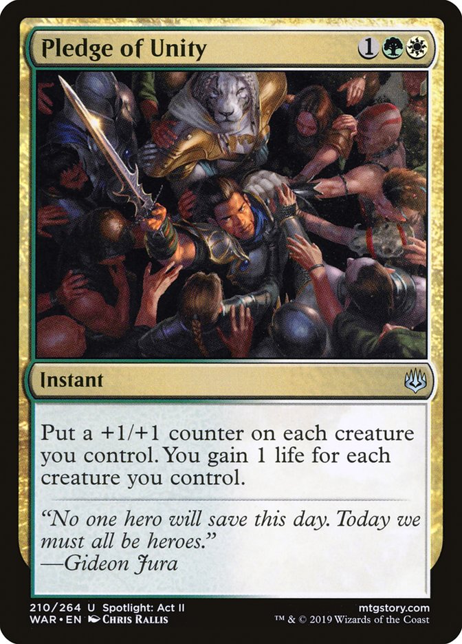 Pledge of Unity [War of the Spark] | Devastation Store