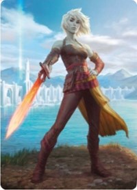 Nahiri, Heir of the Ancients 1 Art Card [Zendikar Rising Art Series] | Devastation Store