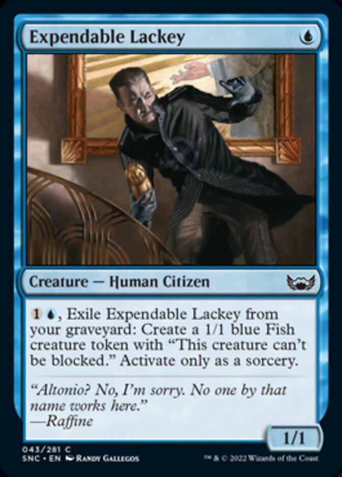 Expendable Lackey [Streets of New Capenna] | Devastation Store
