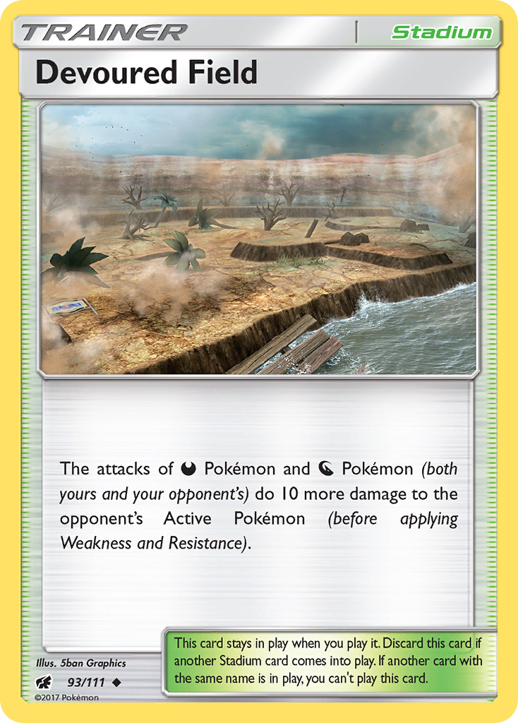 Devoured Field (93/111) [Sun & Moon: Crimson Invasion] | Devastation Store