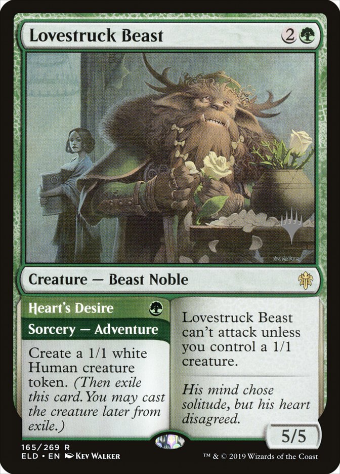 Lovestruck Beast // Heart's Desire (Promo Pack) [Throne of Eldraine Promos] | Devastation Store