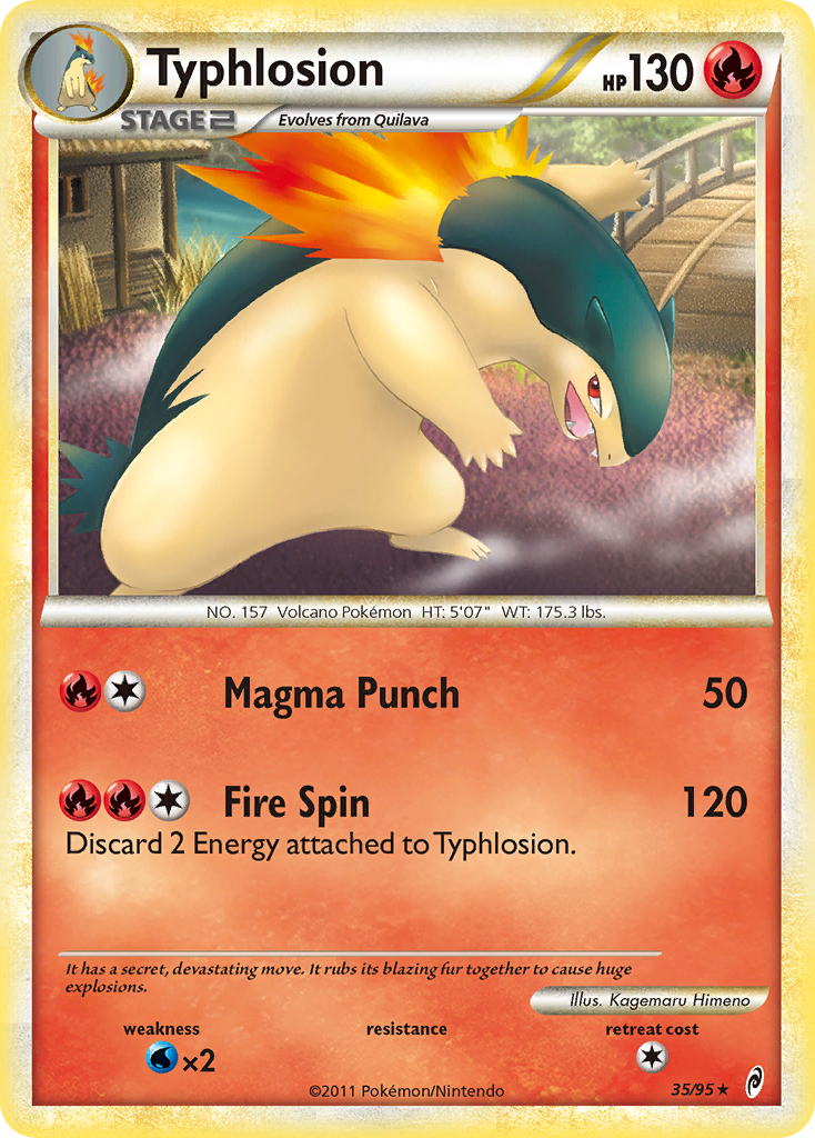 Typhlosion (35/95) [HeartGold & SoulSilver: Call of Legends] | Devastation Store