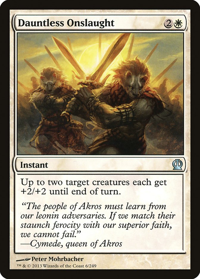 Dauntless Onslaught [Theros] | Devastation Store