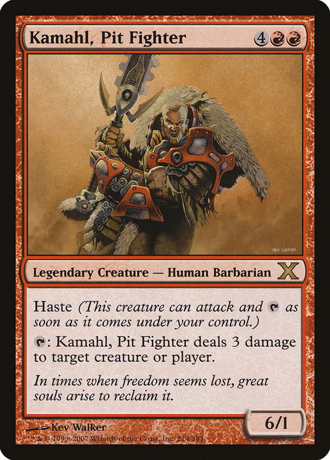 Kamahl, Pit Fighter [Tenth Edition] | Devastation Store