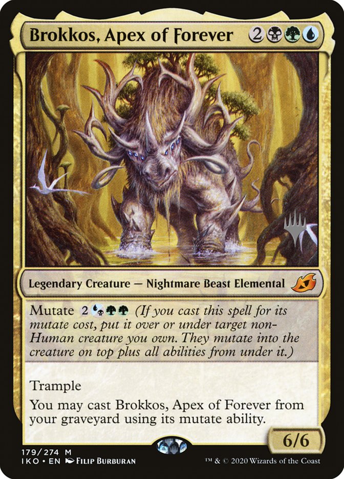 Brokkos, Apex of Forever (Promo Pack) [Ikoria: Lair of Behemoths Promos] | Devastation Store