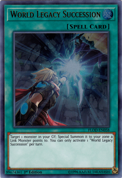 World Legacy Succession [FLOD-EN058] Ultra Rare | Devastation Store