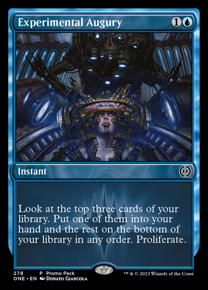 Experimental Augury (Promo Pack) [Phyrexia: All Will Be One Promos] | Devastation Store