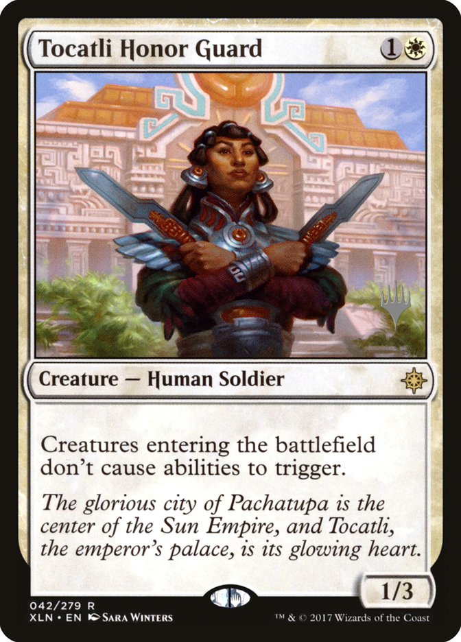 Tocatli Honor Guard (Promo Pack) [Ixalan Promos] | Devastation Store