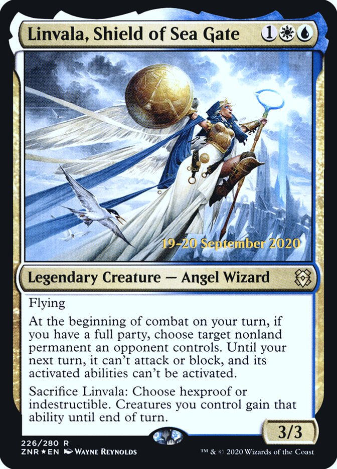 Linvala, Shield of Sea Gate [Zendikar Rising Prerelease Promos] | Devastation Store