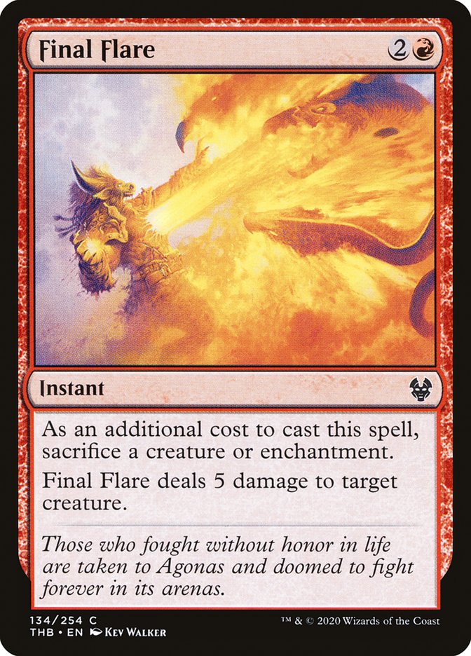 Final Flare [Theros Beyond Death] | Devastation Store