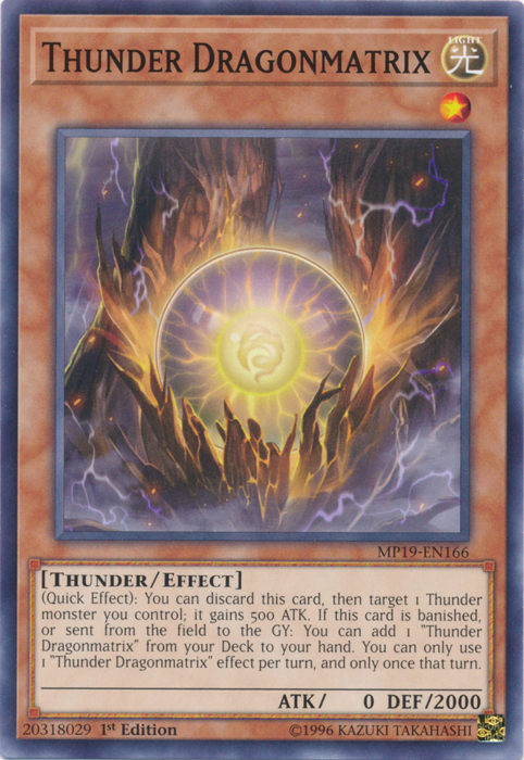 Thunder Dragonmatrix [MP19-EN166] Common | Devastation Store