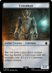 Alien Angel // Cyberman Double-Sided Token [Doctor Who Tokens] | Devastation Store