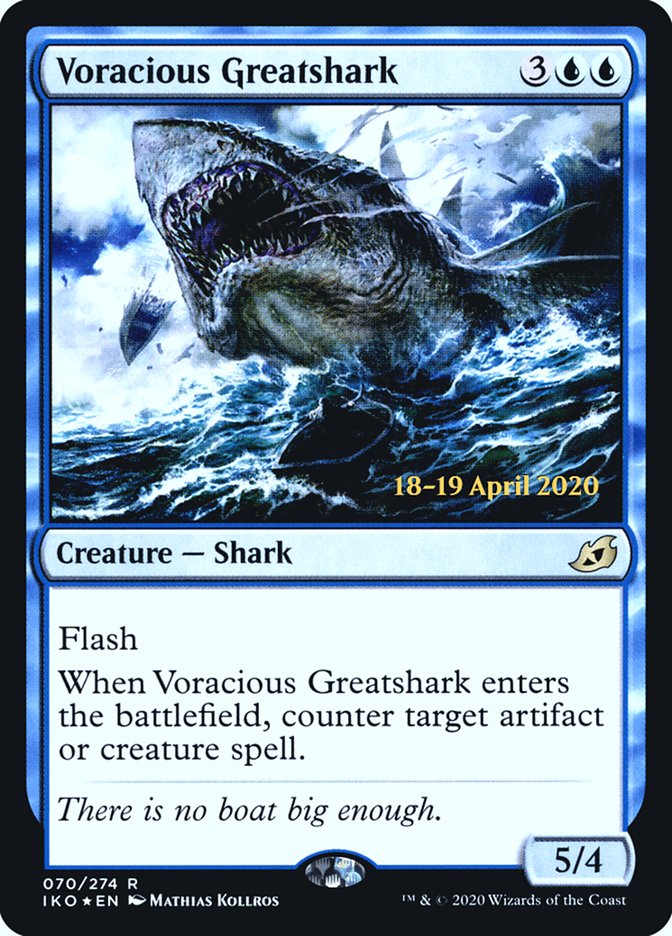 Voracious Greatshark  [Ikoria: Lair of Behemoths Prerelease Promos] | Devastation Store