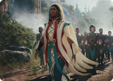 Queen Kayla bin-Kroog Art Card [The Brothers' War Art Series] | Devastation Store