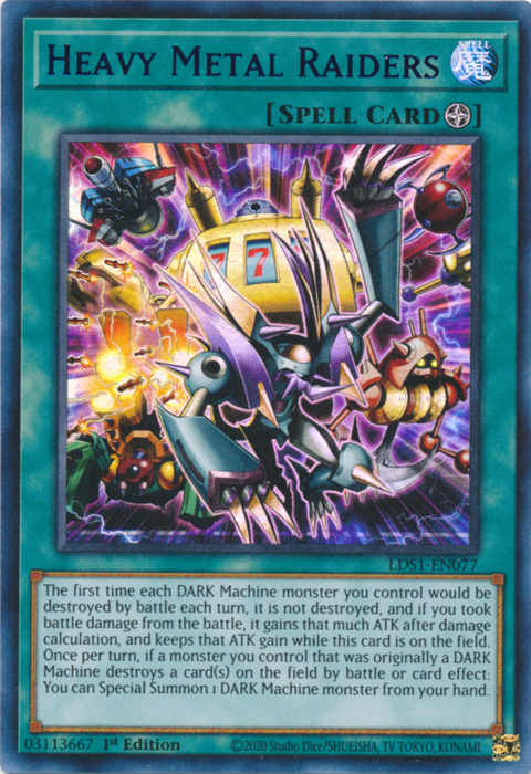 Heavy Metal Raiders (Blue) [LDS1-EN077] Ultra Rare | Devastation Store
