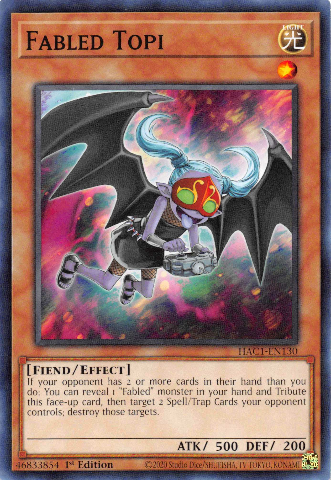 Fabled Topi [HAC1-EN130] Common | Devastation Store