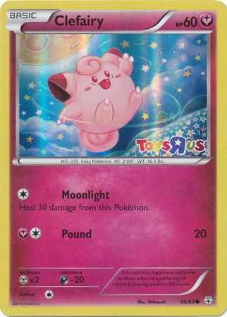 Clefairy (50/83) (Toys R Us Promo) [XY: Generations] | Devastation Store