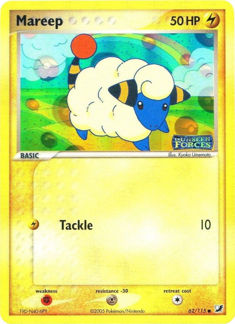 Mareep (62/115) (Stamped) [EX: Unseen Forces] | Devastation Store