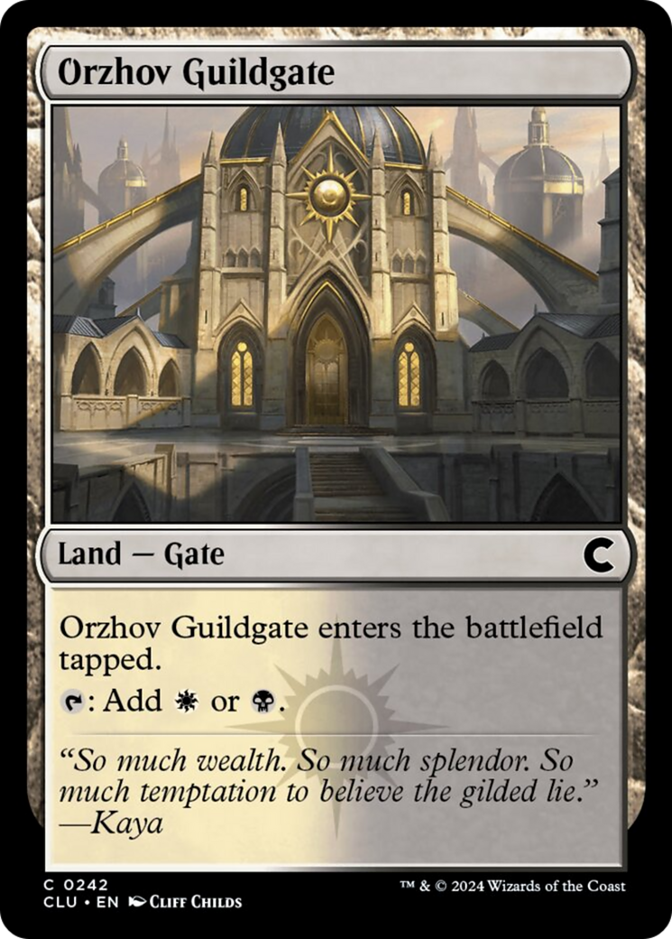 Orzhov Guildgate [Ravnica: Clue Edition] | Devastation Store