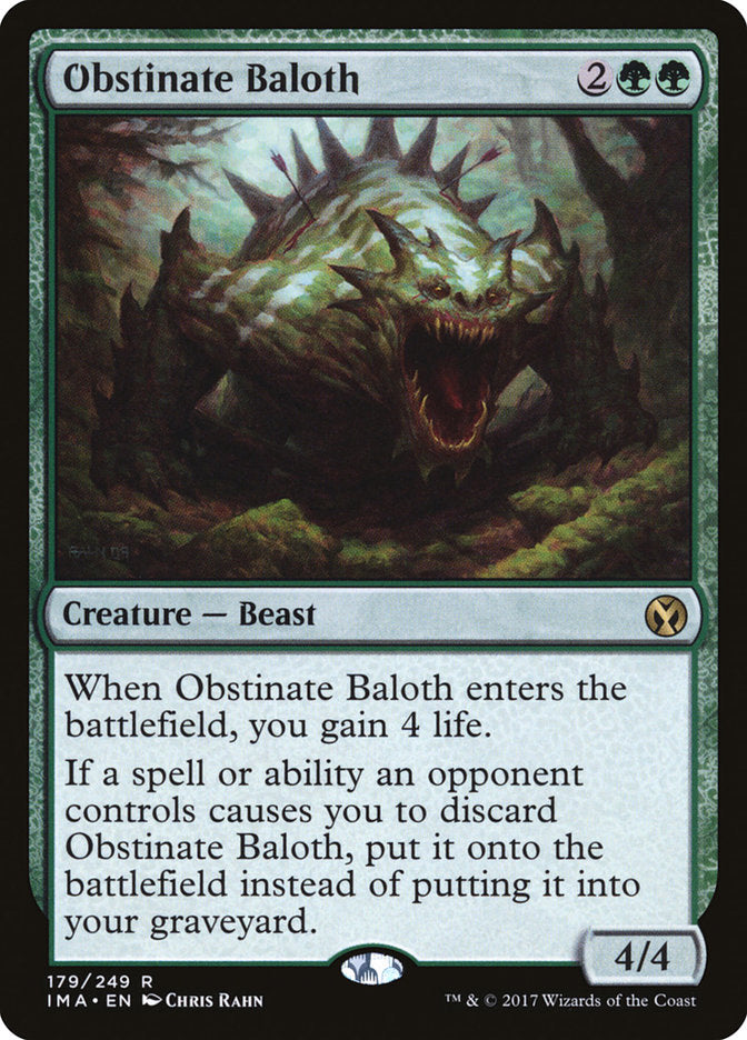 Obstinate Baloth [Iconic Masters] | Devastation Store