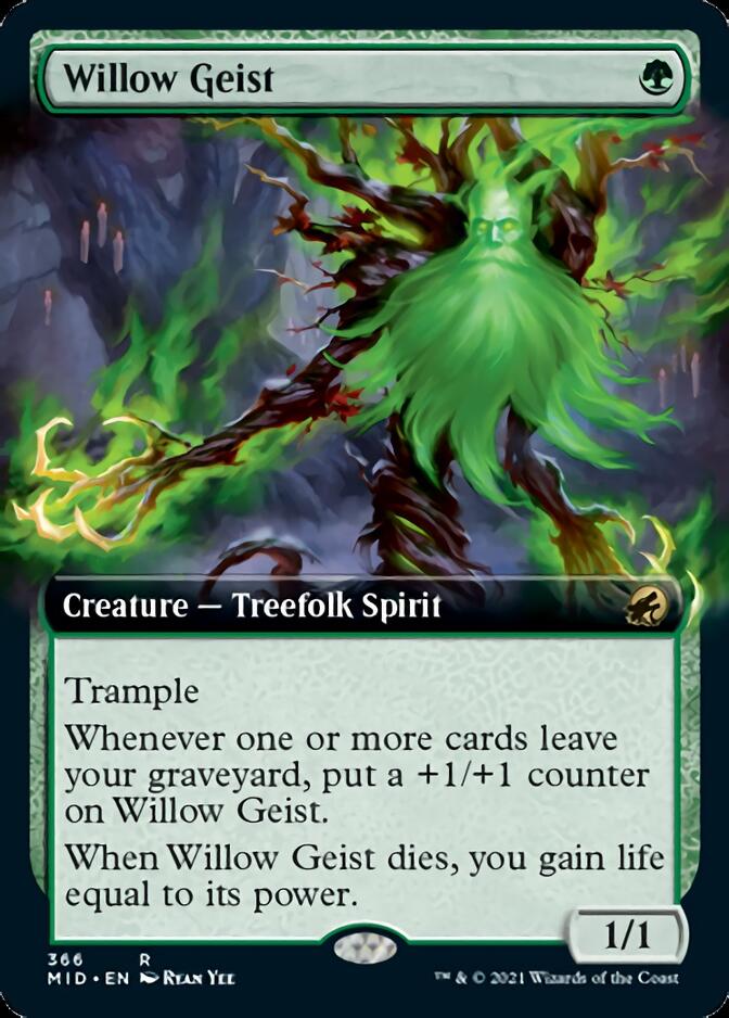 Willow Geist (Extended) [Innistrad: Midnight Hunt] | Devastation Store