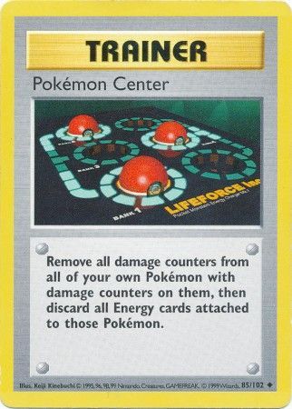 Pokemon Center (85/102) [Base Set Shadowless Unlimited] | Devastation Store