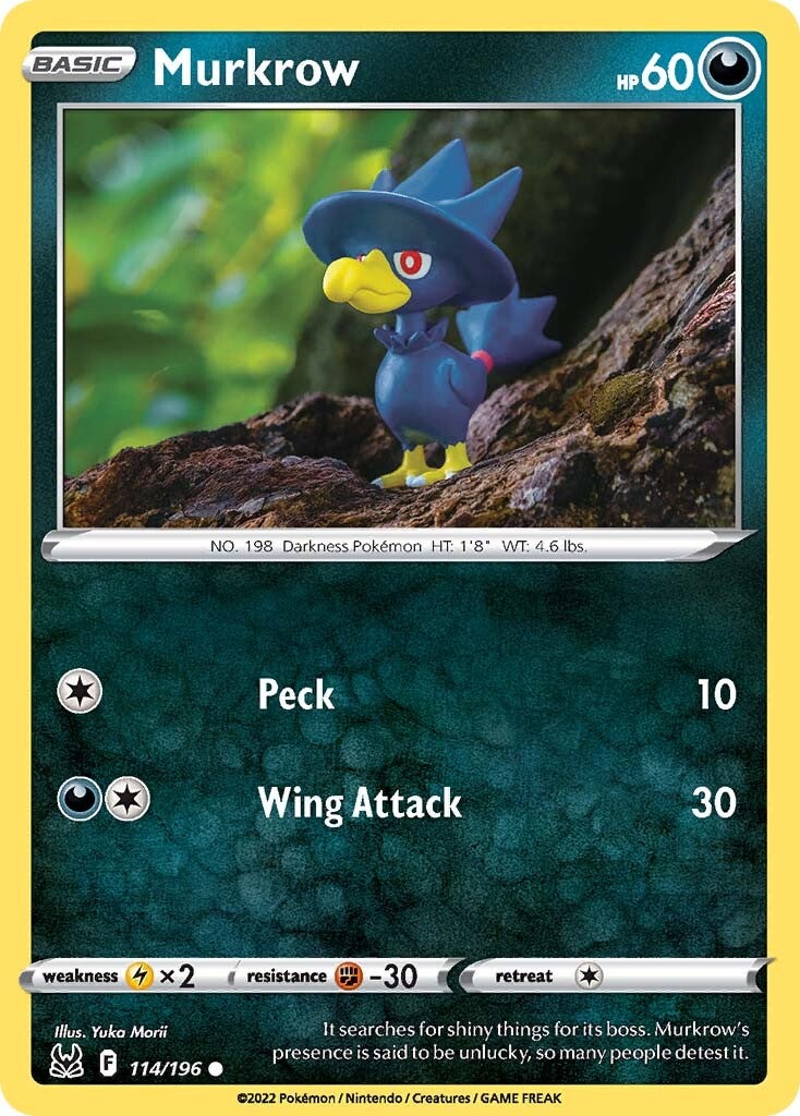 Murkrow (114/196) [Sword & Shield: Lost Origin] | Devastation Store